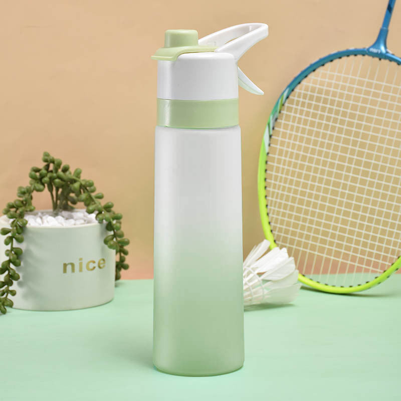 Spray Water Bottle For Girls Outdoor Sport Fitness Water Cup Large Capacity Spray Bottle Drinkware Travel Bottles Kitchen Gadgets - worthwears