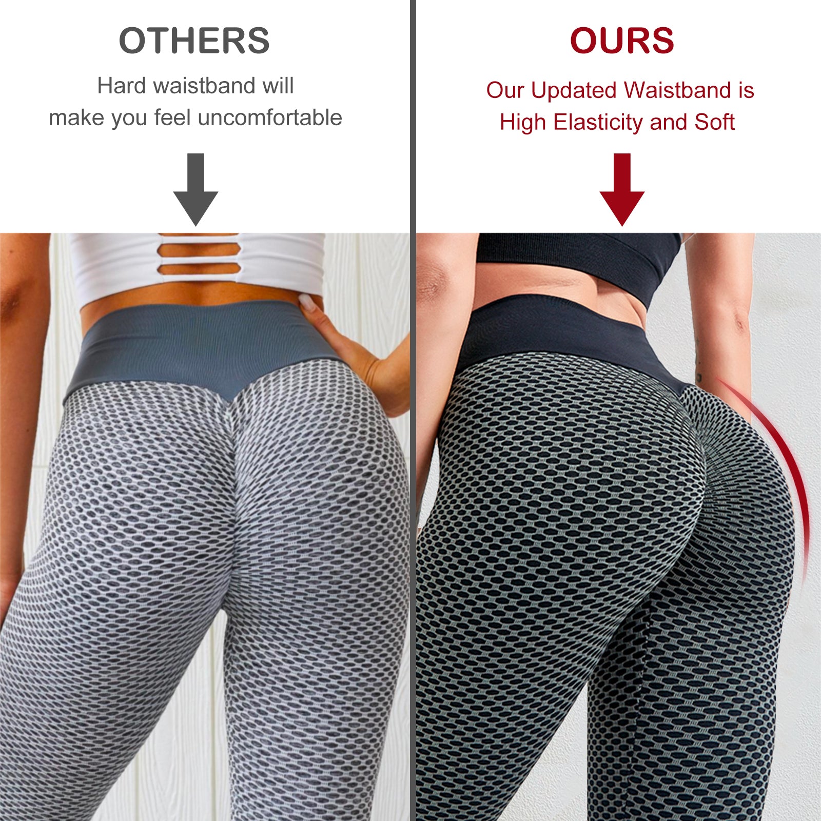 TIK Tok Leggings Women Butt Lifting Workout Tights Plus Size Sports High Waist Yoga Pants Small Amazon Banned - worthwears