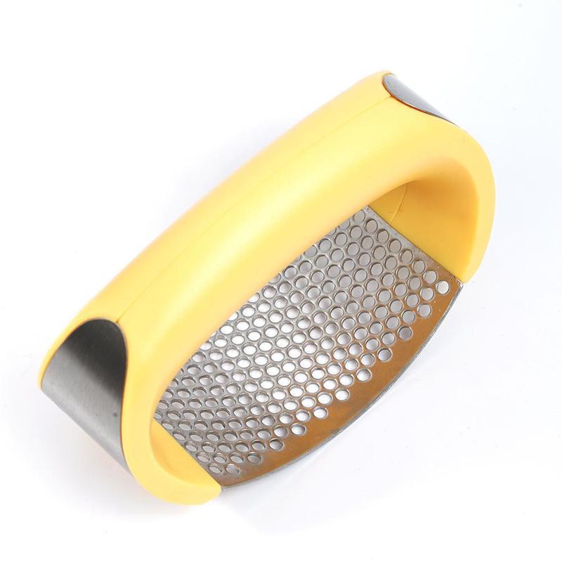 Stainless Steel Garlic Masher Garlic Press Household Manual Curve Fruit Vegetable Tools Kitchen Gadgets - worthwears