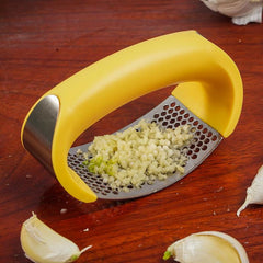 Stainless Steel Garlic Masher Garlic Press Household Manual Curve Fruit Vegetable Tools Kitchen Gadgets - worthwears