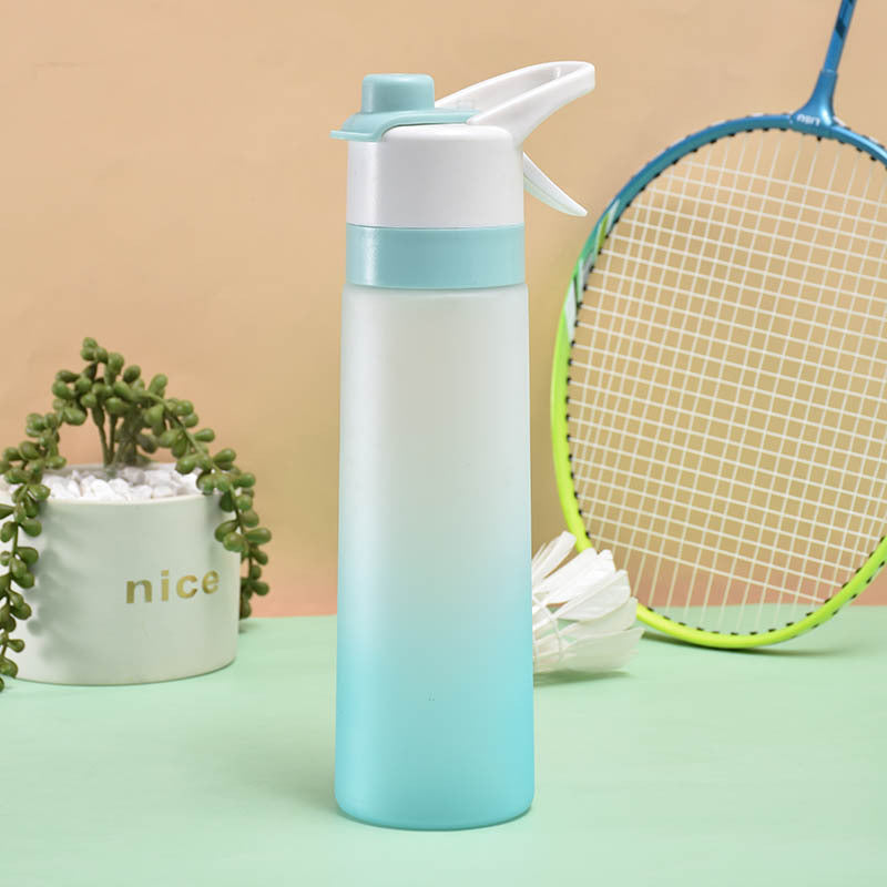 Spray Water Bottle For Girls Outdoor Sport Fitness Water Cup Large Capacity Spray Bottle Drinkware Travel Bottles Kitchen Gadgets - worthwears