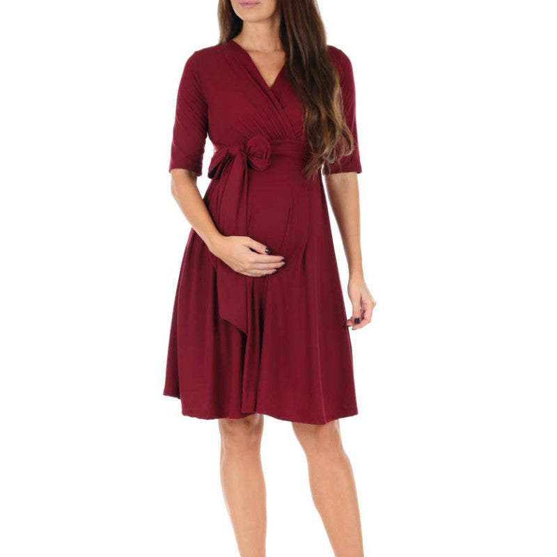 Women's nursing clothes pregnant women dress - worthwears