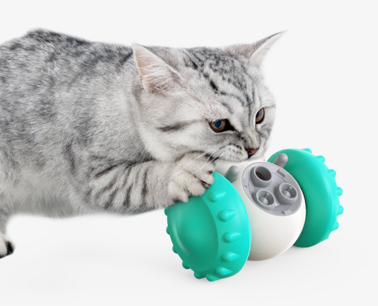 Cat And Dog Toys Slow Food Interactive Balance Car Multifunctional Fun Development Smart Pet Feeding Dog Toy Car Pets Products - worthwears