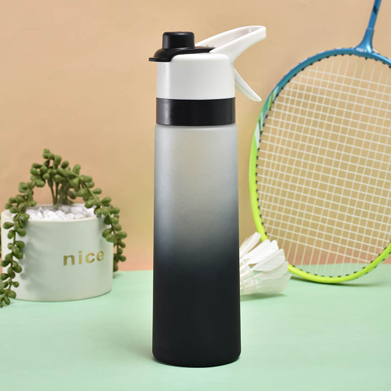 Spray Water Bottle For Girls Outdoor Sport Fitness Water Cup Large Capacity Spray Bottle Drinkware Travel Bottles Kitchen Gadgets - worthwears