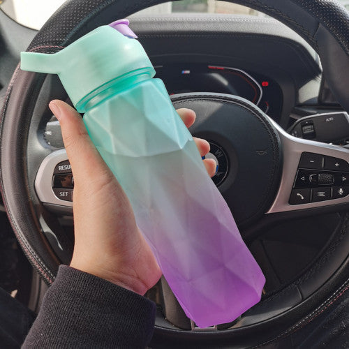 Spray Water Bottle For Girls Outdoor Sport Fitness Water Cup Large Capacity Spray Bottle Drinkware Travel Bottles Kitchen Gadgets - worthwears