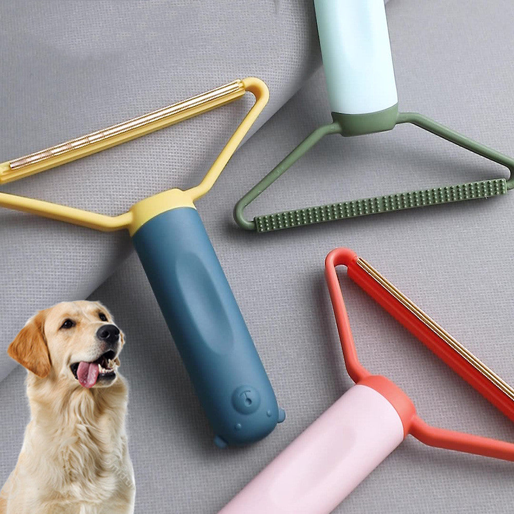 Pet Cat Dog Hair Remover Dematting Comb Double-sided Sofa Clothes Shaver Lint Rollers For Cleaning Pets Comb Brush Removal Mitts Brush - worthwears