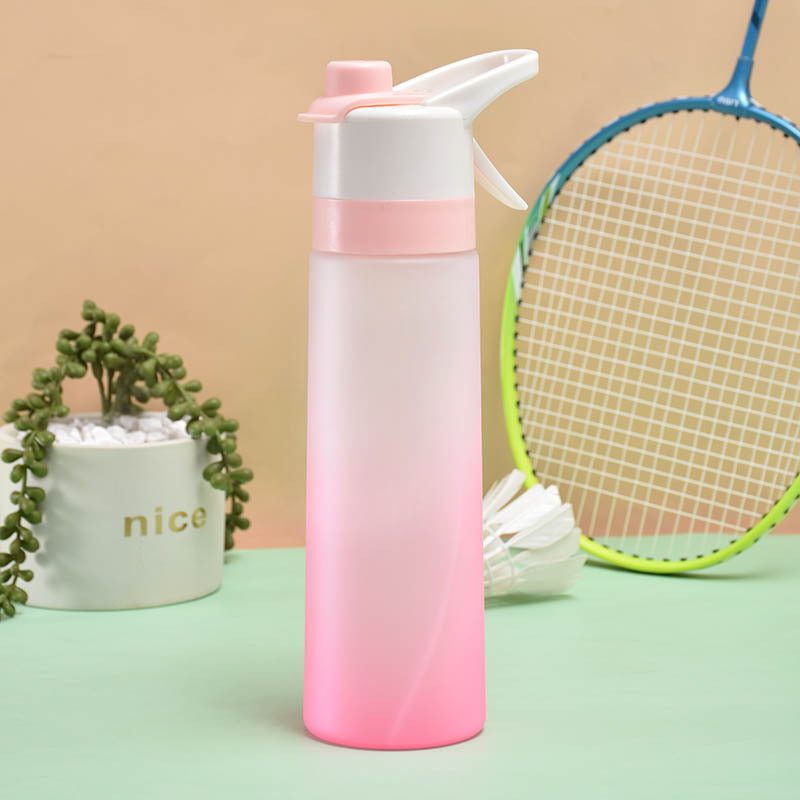 Spray Water Bottle For Girls Outdoor Sport Fitness Water Cup Large Capacity Spray Bottle Drinkware Travel Bottles Kitchen Gadgets - worthwears