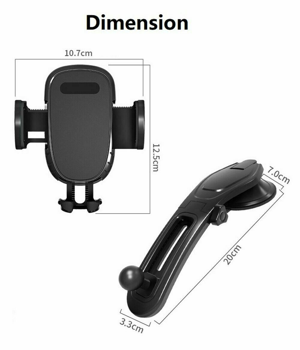 360 Rotatable Phone Mount Holder Car Dashboard Gravity Adjustable GPS Stand Rotating Car Phone Holder Universal Dashboard Mount Car Holder GPS Phone Stands Auto Accessories Car Phone Holder - worthwears