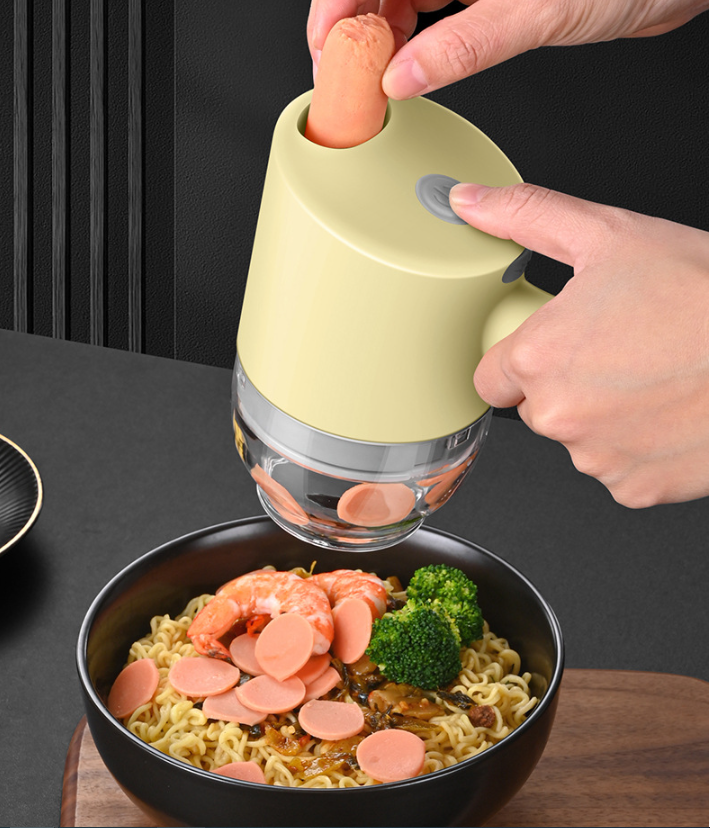 Chopper Kitchen Household Multi-functional Electric Vegetable Cutter Lazy Chopping Artifact Handheld Chopper Kitchen Gadgets - worthwears